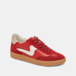 NOTICE WIDE SNEAKERS CRIMSON SUEDE