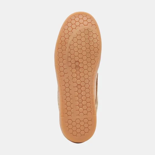 NOTICE WIDE SNEAKERS GOLD DISTRESSED LEATHER