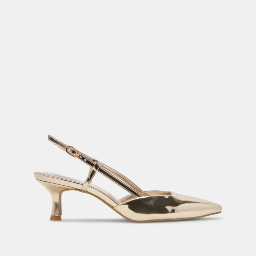 ODELA HEELS LIGHT GOLD STELLA