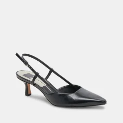 ODELA WIDE HEELS MIDNIGHT CRINKLE PATENT