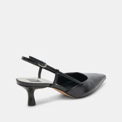 ODELA WIDE HEELS MIDNIGHT CRINKLE PATENT