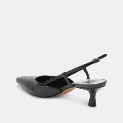 ODELA WIDE HEELS MIDNIGHT CRINKLE PATENT