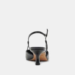 ODELA WIDE HEELS MIDNIGHT CRINKLE PATENT
