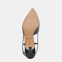 ODELA WIDE HEELS MIDNIGHT CRINKLE PATENT
