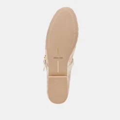 ROSLYN BALLET FLATS WHITE LEOPARD MESH