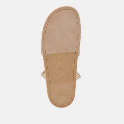 SALACY SANDALS WHITE NATURAL RAFFIA