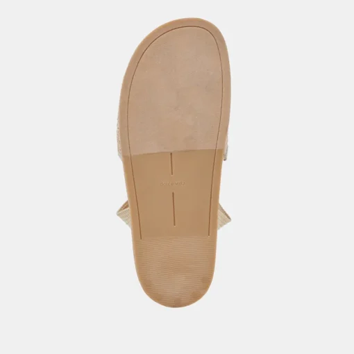 SALACY SANDALS WHITE NATURAL RAFFIA