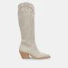 SAMSIN BOOTS IVORY NUBUCK