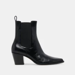 SHADIE H2O BOOTIES MIDNIGHT CRINKLE PATENT