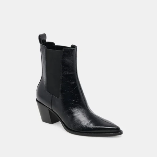 SHADIE H2O BOOTIES MIDNIGHT CRINKLE PATENT