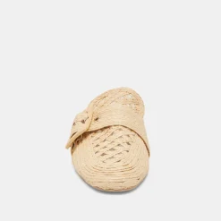 SIANNA FLATS NATURAL RAFFIA