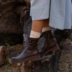 SIMAYA H2O BOOTS MAHOGANY LEATHER