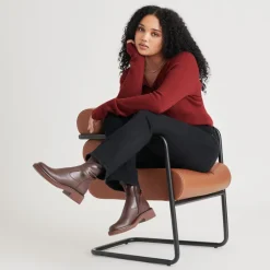 SIMAYA H2O BOOTS MAHOGANY LEATHER