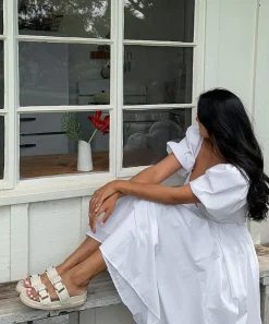 SOYA SANDALS WHITE LEATHER