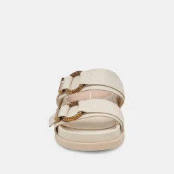 SOYA SANDALS WHITE LEATHER