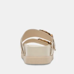 SOYA SANDALS WHITE LEATHER