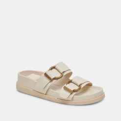 SOYA SANDALS WHITE LEATHER