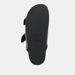 STARLA SANDALS BLACK MULTI WOVEN