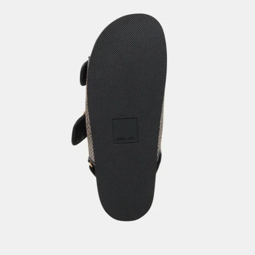 STARLA SANDALS BLACK MULTI WOVEN