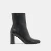 SUZY BOOTIES BLACK LEATHER