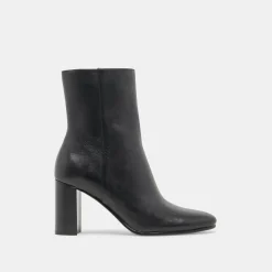 SUZY BOOTIES BLACK LEATHER