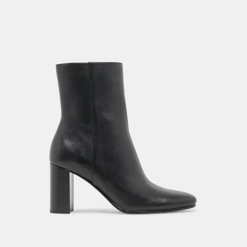 SUZY BOOTIES BLACK LEATHER