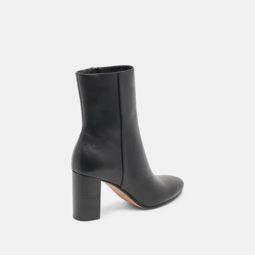 SUZY BOOTIES BLACK LEATHER