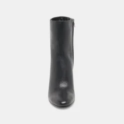 SUZY BOOTIES BLACK LEATHER