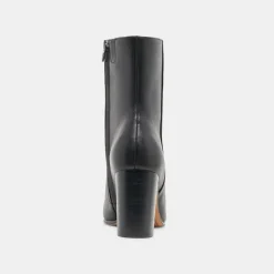 SUZY BOOTIES BLACK LEATHER