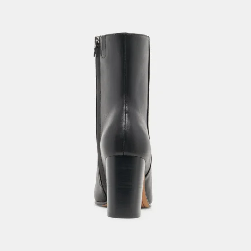 SUZY BOOTIES BLACK LEATHER