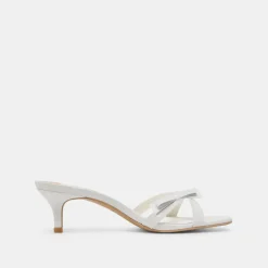 TERISA HEELS TRUE WHITE LEATHER