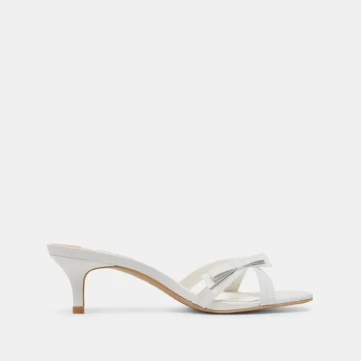 TERISA HEELS TRUE WHITE LEATHER