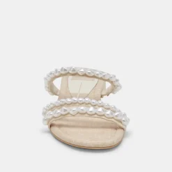 TINKER PEARL SANDALS VANILLA PEARLS
