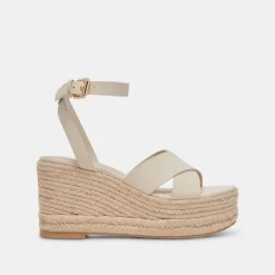 TULANE WEDGES IVORY STELLA