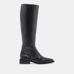 VERDI BOOTS BLACK LEATHER