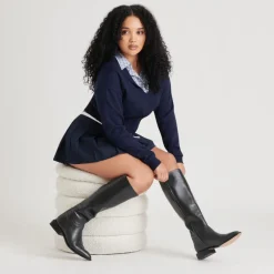 VERDI BOOTS BLACK LEATHER