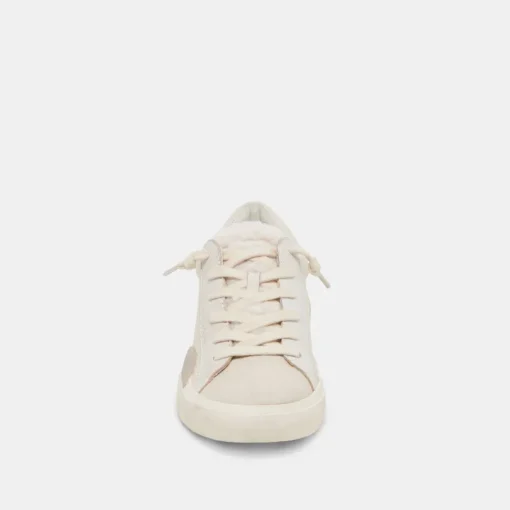 ZINA PLUSH SNEAKERS OFF WHITE WOVEN
