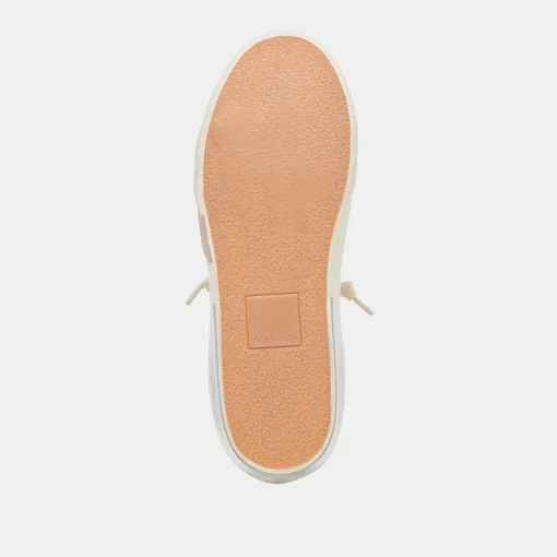 ZINA PLUSH SNEAKERS OFF WHITE WOVEN