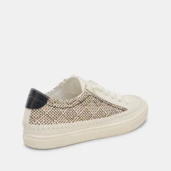 ZOLEN SNEAKERS BLACK NATURAL RAFFIA