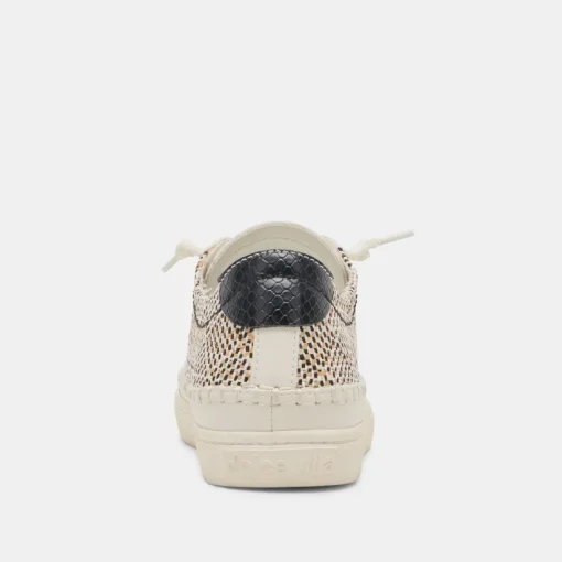 ZOLEN SNEAKERS BLACK NATURAL RAFFIA