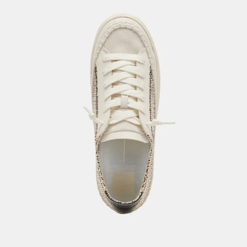 ZOLEN SNEAKERS BLACK NATURAL RAFFIA